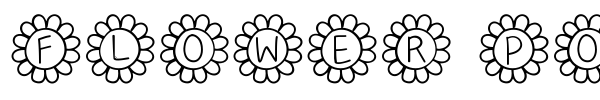 Flower Power font preview